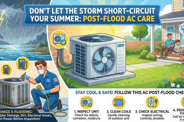 Don’t Let the Storm Short-Circuit Your Summer: A Comprehensive Technical Analysis of Post-Flood HVAC Restoration