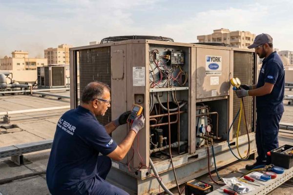 York & Carrier Package AC Repair Sharjah: Solving Complex Cooling Issues for Large Spaces