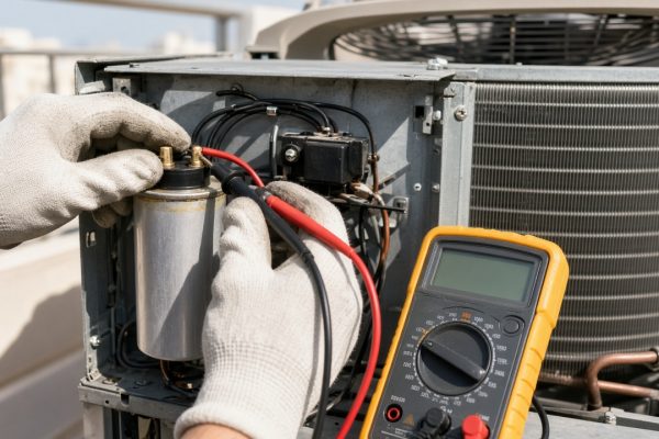 A Sharjah roof unit trips the breaker after twenty minutes